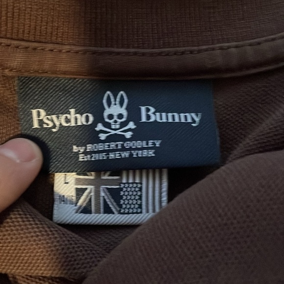 Brown Psycho Bunny Polo (YL 14-16) - Picture 3 of 3